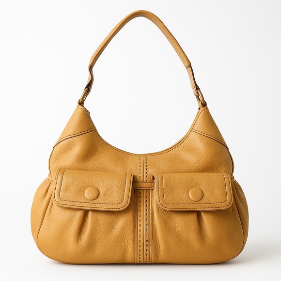Cole Haan Hobo Bag Soft Leather Beige tan - Picture 1 of 11